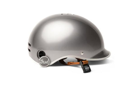 Polished Titanium Thousand Heritage cykelhjelm