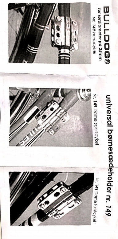 Bulldog barnestol til 25 mm bredt stel