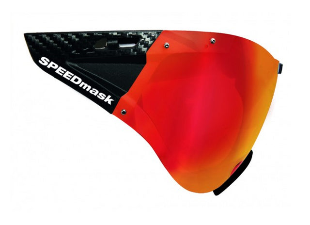 Visier SPEEDmask Carbonic red Multilayer hjelm briller fra casco passer til SPEEDairo, SPEEDSTER, ROADSTER