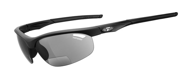 Tifosi Veloce mat sort Smoke Reader cykelbriller