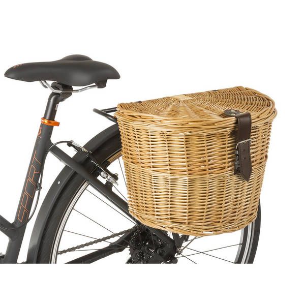 M Wave Unisex's sidekurv cykelkurv. brun, 39 x 26,5 x 29 cm. Inkl beslag