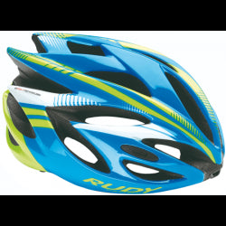 Rudy Project Rushcykelhjelm, shiny azur/neonlime