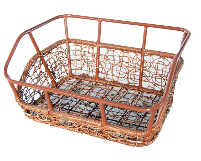 Cykelkurv for Nest Brun med indfarvet Brun alu top m/beslag