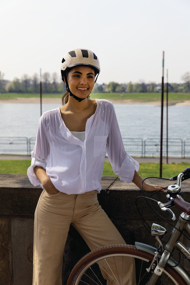 Abus Hyban 2.0 chrome rosé - Cykelhjelm