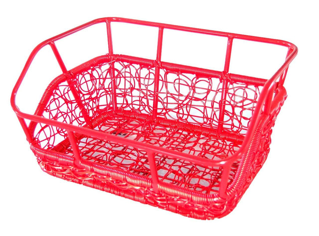 Cykelkurv For Nest Rød med indfarvet Rød alu top m/beslag