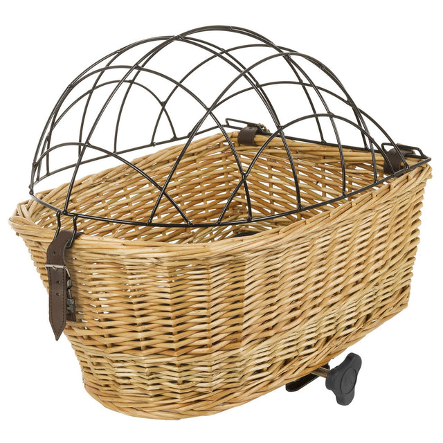 M-Wave Top Wicker Hunde Cykelkurv Bagerst - Rattan
