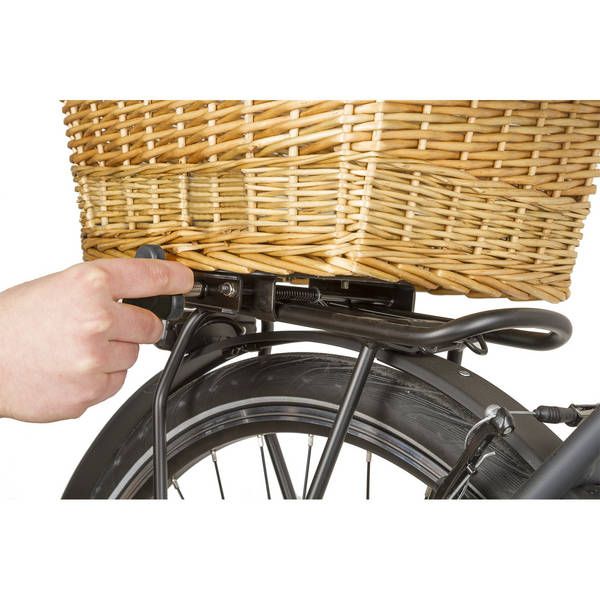 M-Wave Top Wicker Hunde Cykelkurv Bagerst - Rattan