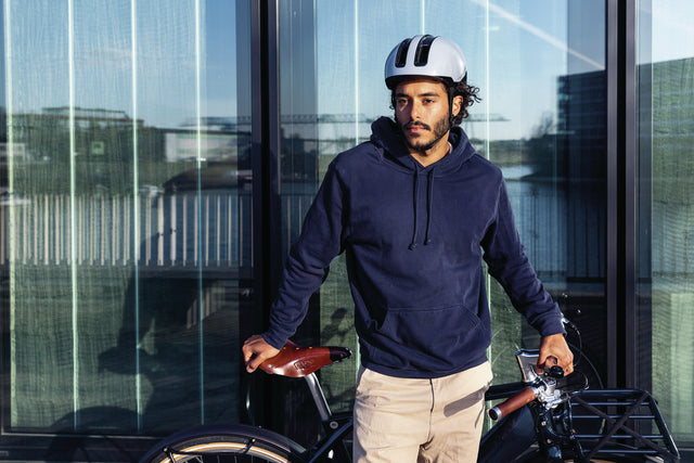 Abus HUD-Y gleam silver cykelhjelm