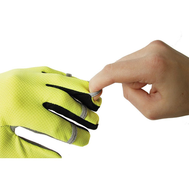 NEON GUL /  VIND- OG VANDTÆTTE FULL-FINGER CYKELHANDSKER