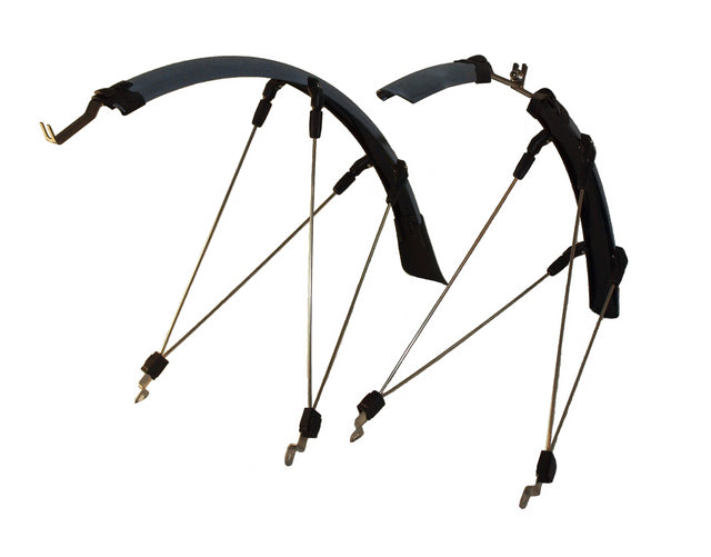 Mixbike X-Racer 38mm Sort m/indbygget refleks