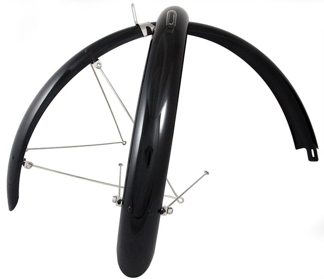 Skærmsæt 26" 60mm Sort Rustfrit Tilbehør