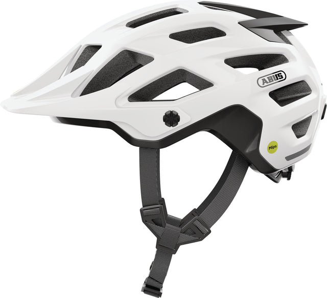 Abus Moventor 2.0 MIPS shiny white Cykelhjelm