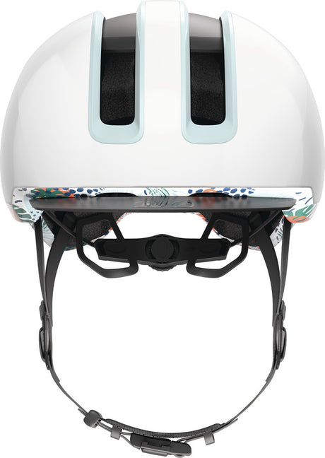 Abus HUD-Y flower white cykelhjelm