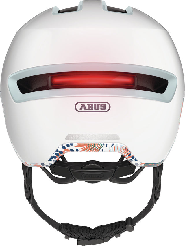 Abus HUD-Y flower white cykelhjelm