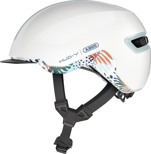 Abus HUD-Y flower white cykelhjelm
