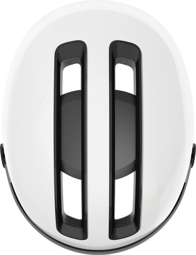 Abus HUD-Y ACE shiny white cykelhjelm