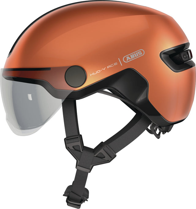 Abus HUD-Y ACE goldfish orange cykelhjelm