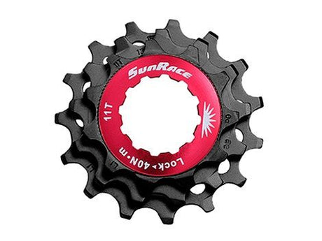Sunrace 11 speed Låsering + 11-13-15T Sort