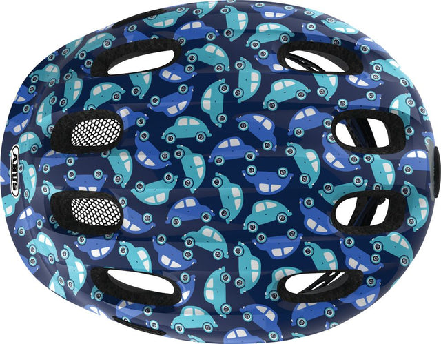Abus Smiley 2.0 cykelhjelm, blue car
