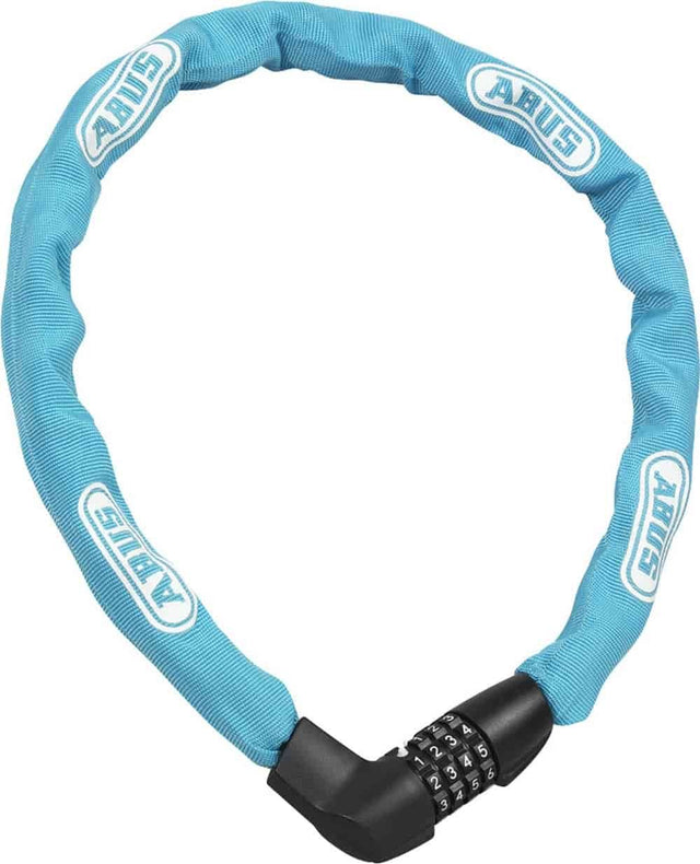 Tresor 1385 kædelås fra Abus m. kode, blå