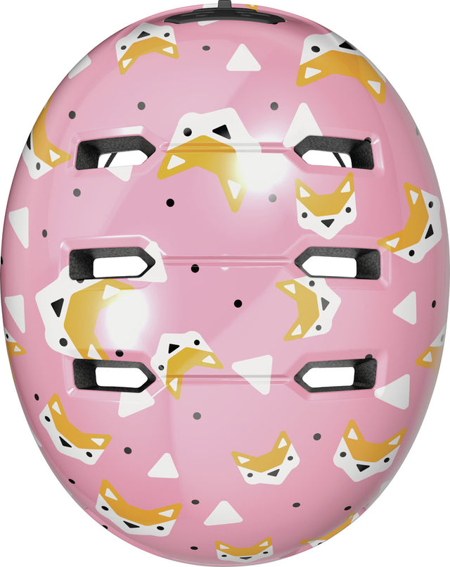 Abus Skurb Kid rose foxes børnehjelm