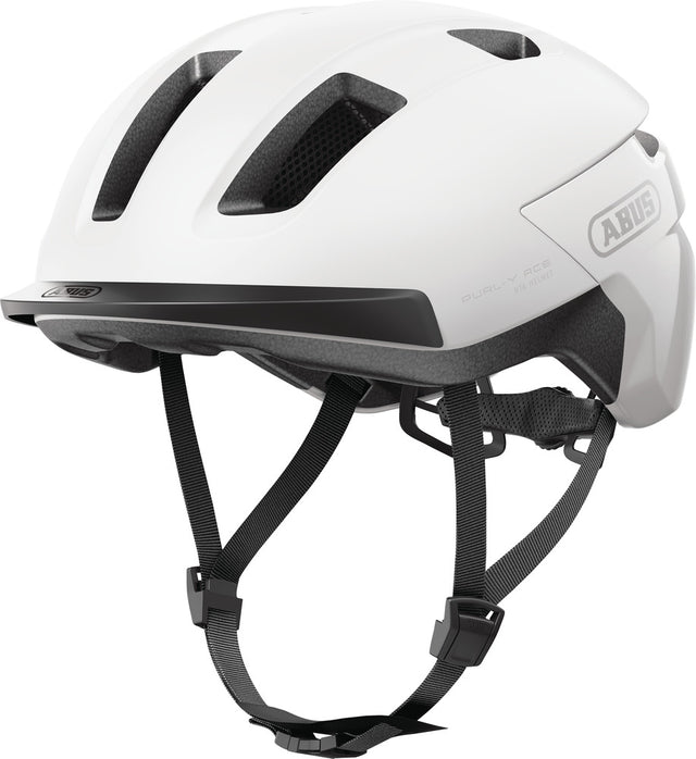 Abus PURL-Y ACE i Polar White - cykelhjelm