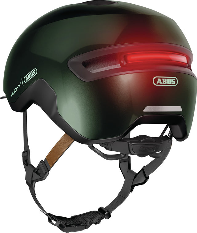 Abus HUD-Y moss green cykelhjelm