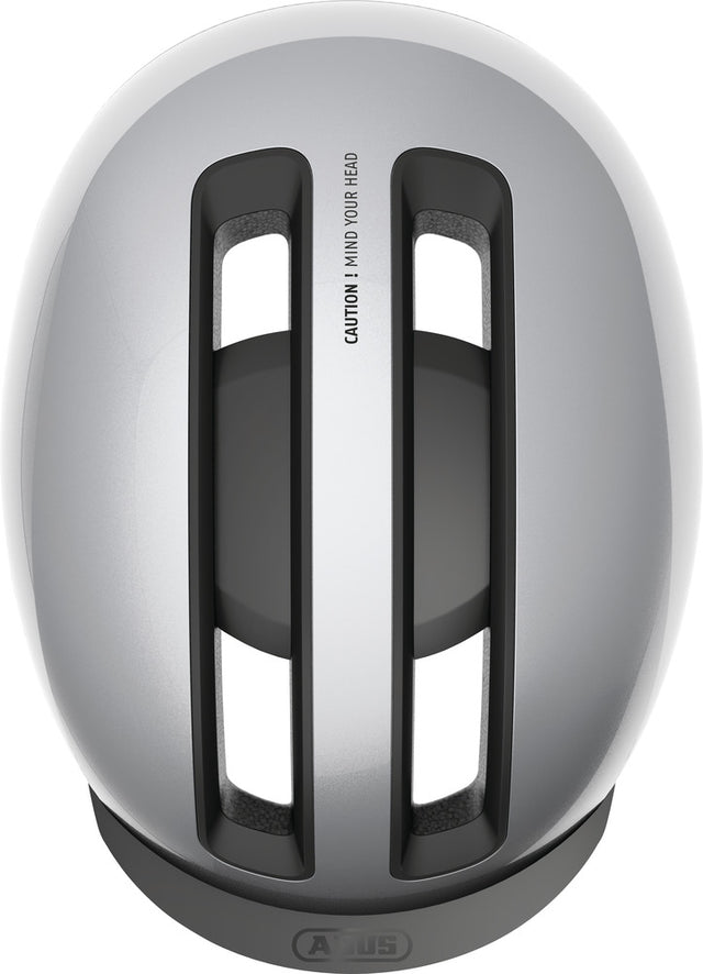 Abus HUD-Y gleam silver cykelhjelm