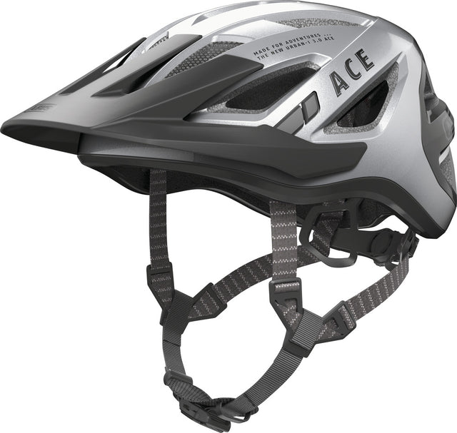 Abus Urban-I 3.0 ACE gleam silver - cykelhjelm
