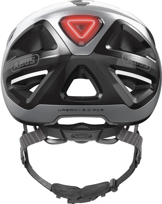 Abus Urban-I 3.0 ACE gleam silver - cykelhjelm