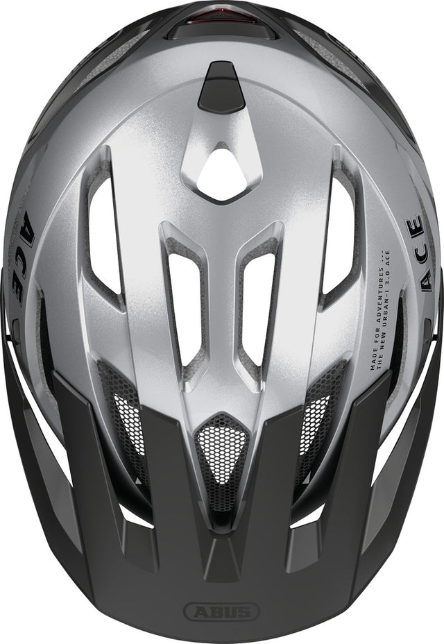 Abus Urban-I 3.0 ACE gleam silver - cykelhjelm