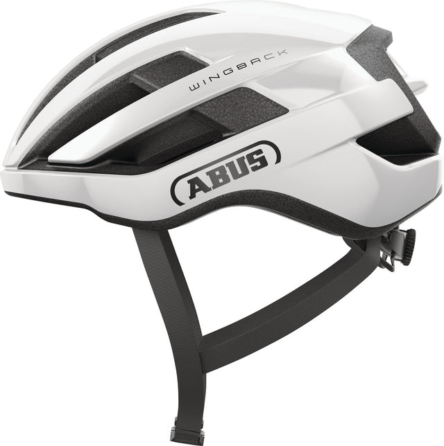 Abus WingBack shiny white cykelhjelm