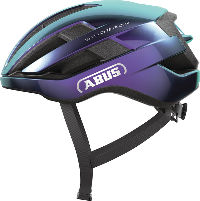 Abus WingBack flip flop purple cykelhjelm