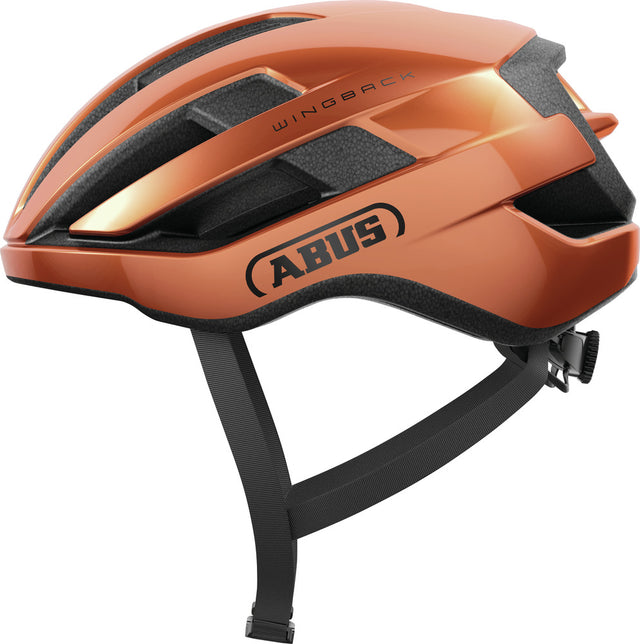 Abus WingBack goldfish orange cykelhjelm