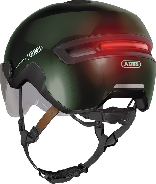 Abus HUD-Y ACE moss green cykelhjelm