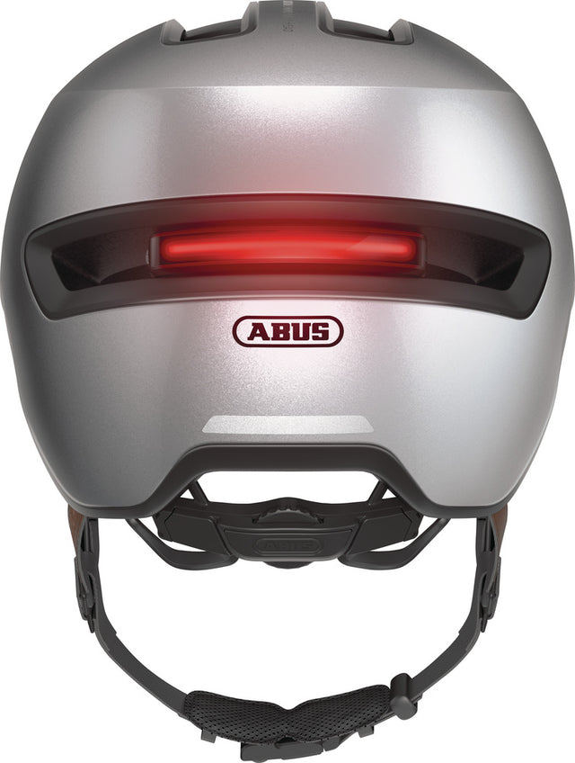 Abus HUD-Y ACE gleam silver cykelhjelm