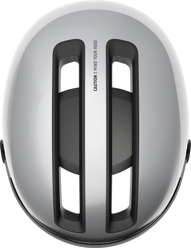 Abus HUD-Y ACE gleam silver cykelhjelm