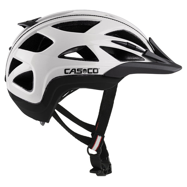 Casco ACTIV2 White black - Cykelhjelm
