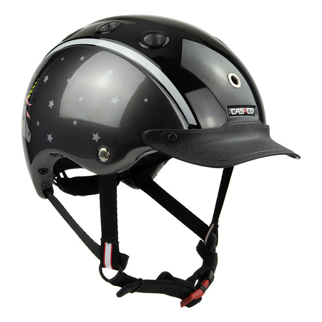 Casco Nori black grey Unicorn - Børnecykelhjelm