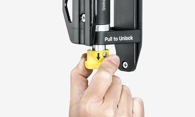 Topeak Swing-Up DX udtrækkelig vinkellås
