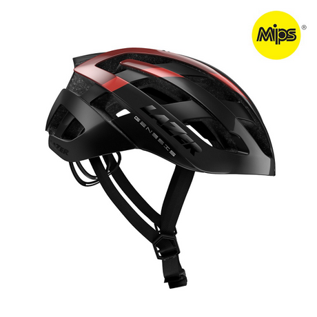 Lazer Genesis MIPS Black Red - Cykelhjelm