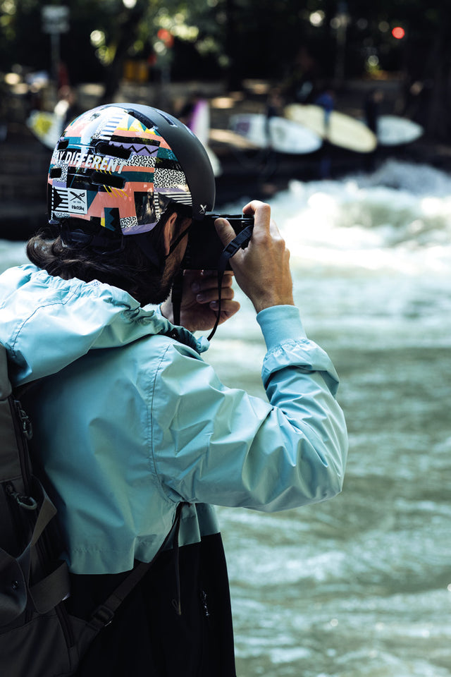 Abus Skurb ACE silver white - Cykelhjelm