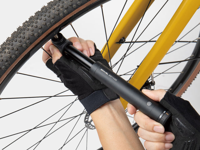 Topeak Gravel 2Stage i brug på gravelhjul