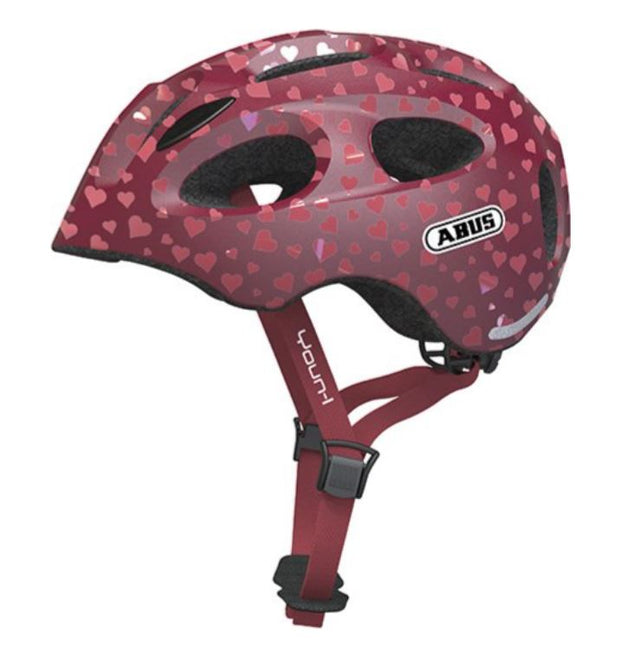 OUTLET - Abus Youn-I Cherry heart - cykelhjelm