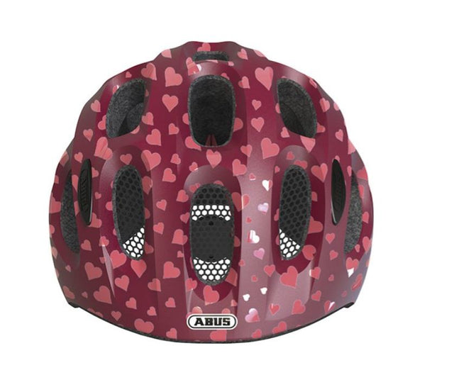 OUTLET - Abus Youn-I Cherry heart - cykelhjelm
