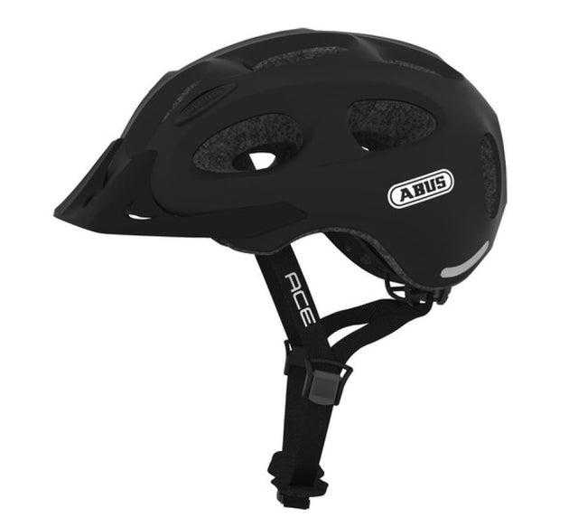 OUTLET - Abus Youn-I ACE Velvet Balck med indbygget LED-lys