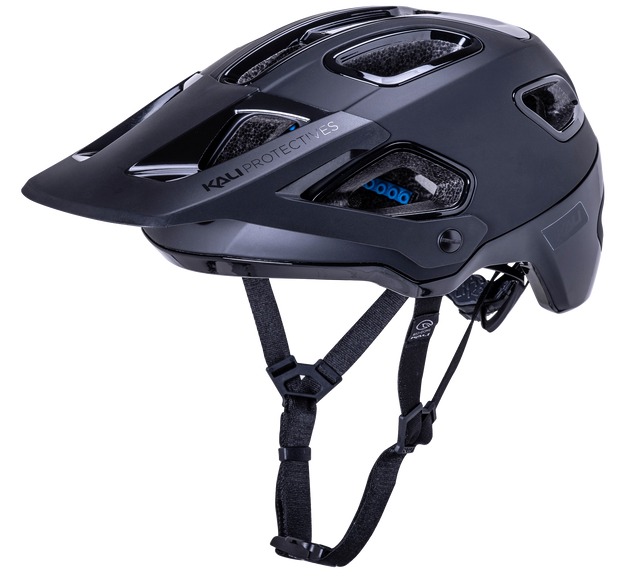 Kali Cascade Solid Mat/Gloss Black - Cykelhjelm