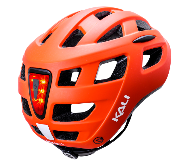 Kali Central Solid Mat Orange - Cykelhjelm