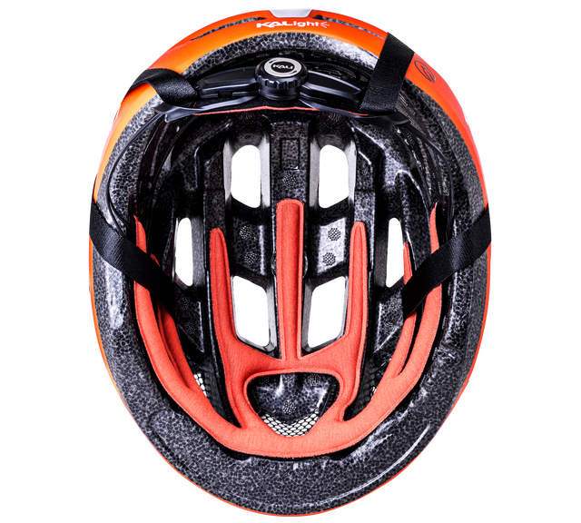 Kali Central Solid Mat Orange - Cykelhjelm