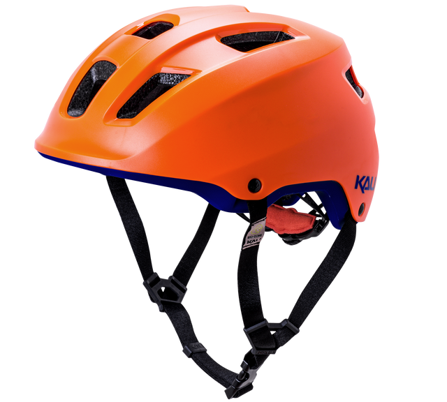 Kali Ave Orange Blå Mat - Cykelhjelm